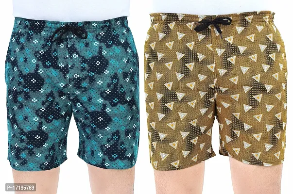 Conch Men's Printed Boxer Shorts (M, Multicolor)-thumb0