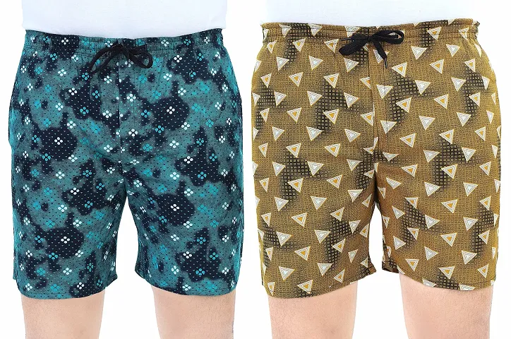 Conch Men's Boxer Shorts (M, Multicolor)