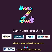 Zain Home 50 Tc Cotton Single Bed Sheet with 1 Pillow Cover, Triangle Design - Multicolor-thumb4