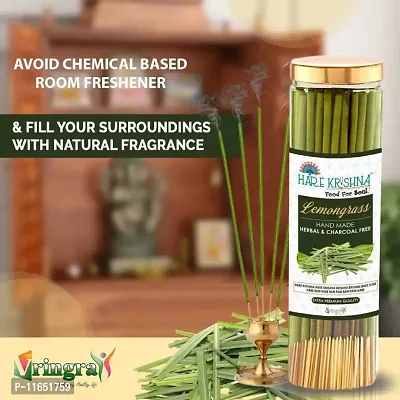 Vringra Lemongrass Agarbatti Sticks - Incense Sticks - Agarbatti for Pooja-thumb4