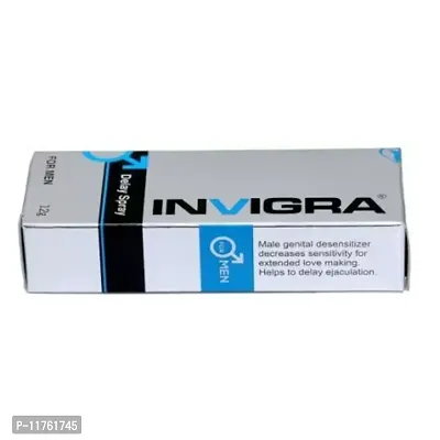 Invigra Delay Spray For Men - Extra Power Time Spray - Increase Stamina Pack of 1-thumb2