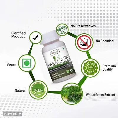 Vringra Wheatgrass Capsules | Boost Immunity | Wheatgrass Extract Capsules | Pack of 1-thumb5