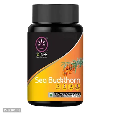 1 Tree Sea Buckthorn Capsules - Immunity Booster - Increase Stamina  Heart Health Pack of 1