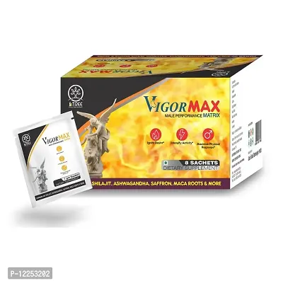 1 Tree Vigormax Sachets | Double Power | Stamina Booster Powder | Increase Male Performance-thumb0