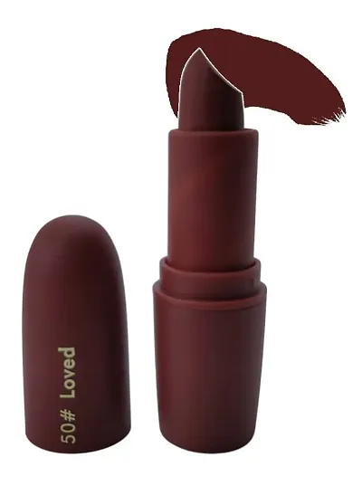 MISS ROSE Matte Lipstick 4.2 gm Satin-matte Texture, Non-drying Formula, Long Lasting, Vegan, Paraben Free Lipstick for Women