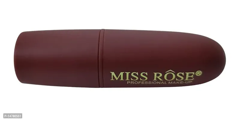 MISS ROSE Matte Lipstick 4.2 gm Satin-matte Texture, Non-drying Formula, Long Lasting, Vegan, Paraben Free Lipstick for Women (50 LOVED)-thumb4