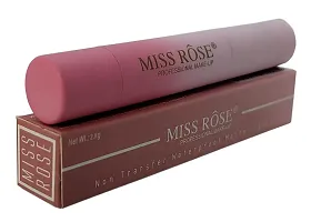 MISS ROSE Non-Transferred Matte Lipstick 2.8 gm Satin-matte Texture, Non-drying Formula, Long Lasting, Vegan, Paraben Free Waterproof Lipstick for Women (05 HEART BREAKE)-thumb2