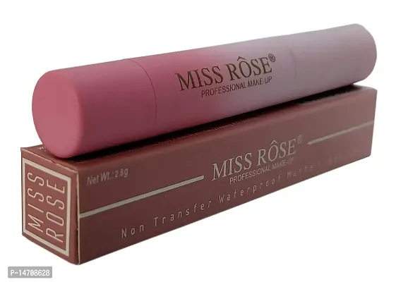 MISS ROSE Non-Transferred Matte Lipstick 2.8 gm Satin-matte Texture, Non-drying Formula, Long Lasting, Vegan, Paraben Free Waterproof Lipstick for Women (05 HEART BREAKE)-thumb3