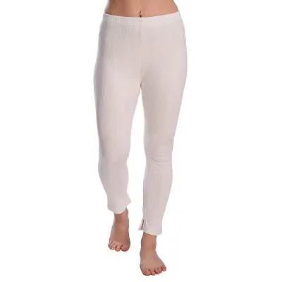 IMBEE Styling  Fashion Fabric Women's Stripe Slim Fit Stretch Thermal Bottom Lower/Payjama/Leggie