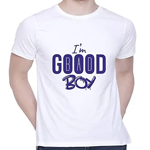 Trendy Blend Round Neck Tees For Men