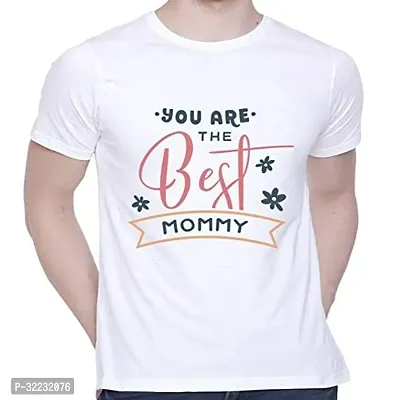 Reliable White Cotton Blend Printed Round Neck T-Shirt For Men-thumb0