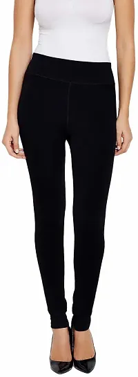 Stylish Cotton Solid Leggings For Women