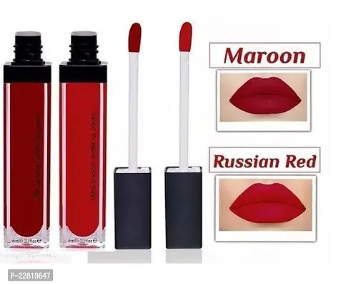 Best Quality Lipstick 2Pcs (Russian Red And Maroon)