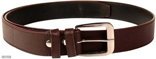 Men Casual Brown Synthetic Leather Belt-thumb0