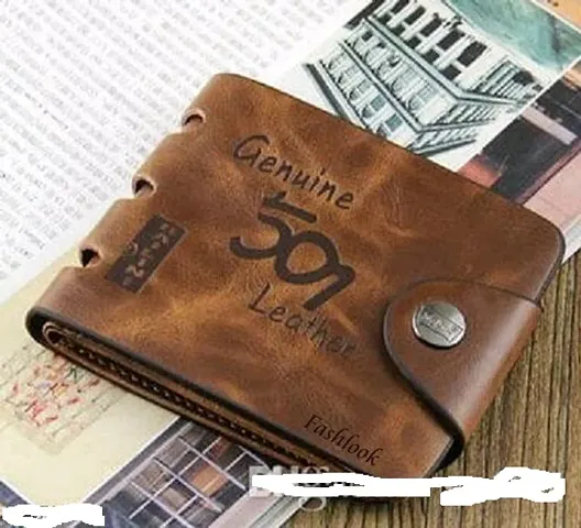 Men Formal Cv Synthetic Leather Wallet (genuine)