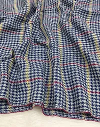 ANA Soft Cotton Grey Checkered Dupatta Hijab-thumb1
