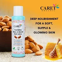 Caret Organic Honey  Almond Body Lotion (100ml) AND Vitamin C Raspberry  Papaya Face Wash (100ml)-Paraben Free-thumb3