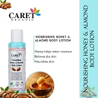 Caret Organic Honey  Almond Body Lotion (100ml) AND Aloevera  Neem Conditioning Shampoo (100ml)-thumb1