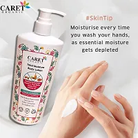 Caret Organic Total Moisture Body Lotion- Oatmeal Extract, Vitamin E, Shea Butter, Jojoba Oil  Almond Oil - Paraben Free - Dermatologically Tested ( 200ml )-thumb2