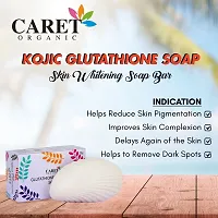 Caret Organic Vitamin C With Glutathione Soap For Marks Removal  Skin Whitening (75g*8)-Paraben Free-thumb2