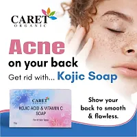 Caret Organic 1% Kojic Acid With Vitamin C  Licorice Socp (75G) For Reducing Melanin  Acne Scar - Vegan, Paraben  Cruelty Free-thumb1