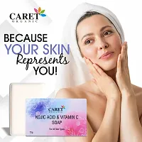 Caret Organic Vitamin C With Kojic Acid  Licorice Soap For Anti-Marks  Spots Removal-Paraben  Cruelty Free| Pack of 2-thumb4