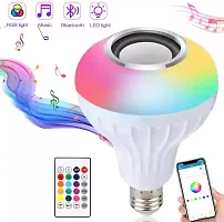 Smart Colour Changing Bluetooth Speaker LED Music Light Bulb#(PACK OF 1)-thumb3