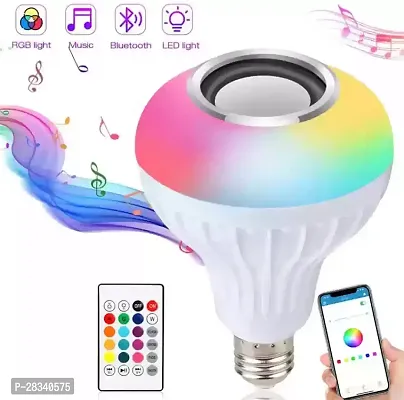 Smart Colour Changing Bluetooth Speaker LED Music Light Bulb#(PACK OF 1)-thumb4