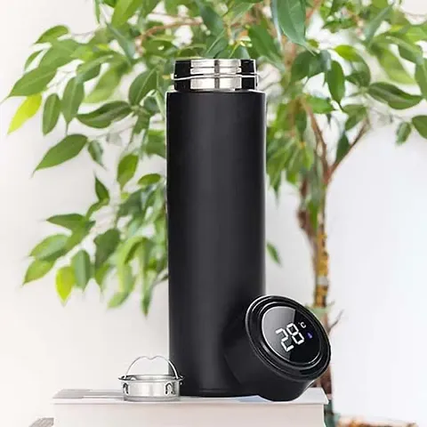 GVIBE Stainless Steel Smart Vacuum Insulated Water Bottle with LED Temperature Display, Perfect for Hot and Cold Drinks