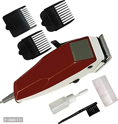 Electirc Hair Trimmer For Men  Women Trimmer 120 min Runtime 4 Length Settings  (Maroon) PACK OF 1-thumb0