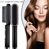Women Electric Hair Brush Hair Smoothing Comb 909 Hair Straightener Comb#(pack of 1)-thumb3