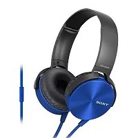 Extra Bass Headphone (Black/Blue) - Over Ear(pack of 1)-thumb1