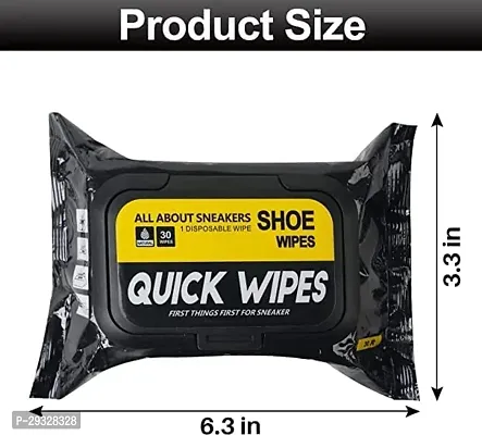 Natural Sneaker  Shoe Cleaner Wipes - 1 Packs of 80 - Portable Sneakers Cleaner Shoe Wipes PACK OF 1-thumb0