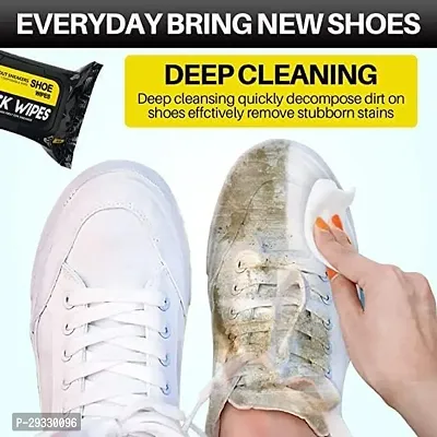 Shoe Wipes Quickly Remove Dirt  Stains - These Disposable Shoe Cleaning PACK OF 1