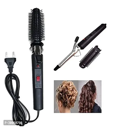 Hair Curler Nhc 471 B Black Silver Electric Hair Curler(pack of 1)-thumb0