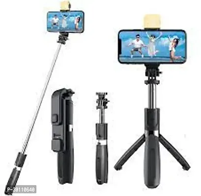 Bluetooth Selfie Sticks with Remote and Selfie Light, 3-in-1 Multifunctional(pack of 1)