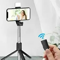 Bluetooth Selfie Sticks with Remote and Selfie Light, 3-in-1 Multifunctional(pack of 1)-thumb2