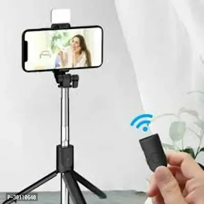 Bluetooth Selfie Sticks with Remote and Selfie Light, 3-in-1 Multifunctional(pack of 1)-thumb3