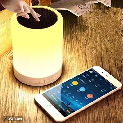 Led Touch Lamp Bluetooth Speaker, Wireless Speaker Light, Usb Rechargeable Portable(pack of 1)-thumb4