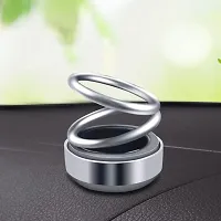 Solar Power Rotating Double Ring Car Air Freshener-thumb3