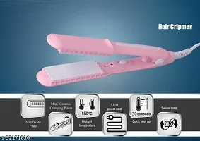 Portable Mini Ceramic Electronic 220V Crimper Flats Iron - Set of 1 Hair Styler PACK OF 1-thumb3