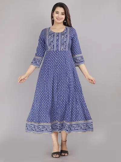 Cotton Embroidered Kurtis