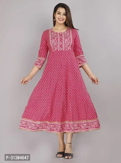 Stylish Cotton Kurta for Women-thumb0