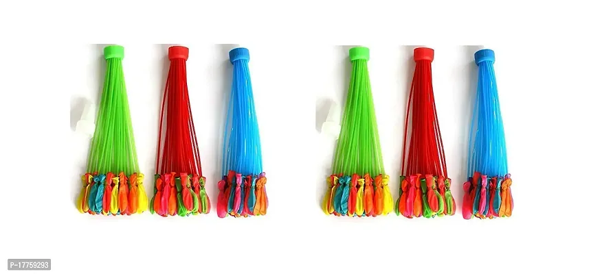Trending Trunks Magic Balloon, Holi Water Balloons, Multicolor, Quick Fill in 60 Secs with Universal tap Adapter for Kids  Adults Holi Party, Holi (Multicolour,Set of 6-222 Water Balloon Pcs)