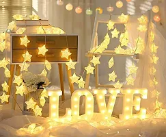 Trending Trunks 16 Led Frosted Crackle Star Copper String Fairy Light for Home,Office, Diwali, Eid  Christmas Decoration (Warm White, Pack of 1, 3 Meter) *Made in India*-thumb2