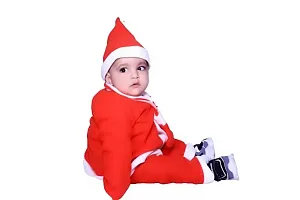 TrendingTrunks Santa Claus Dress for 6 Months To 12 Months Baby, Kids, Toddler, Unisex Baby Girl  Baby Boy, Christmas Costume Dress (Size-2), (Unisex, Red, Age:- 6 to 12 months)-thumb1