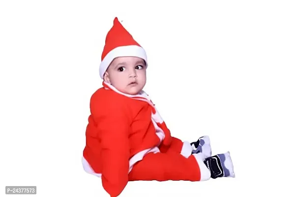 TrendingTrunks Santa Claus Dress for 6 Months To 12 Months Baby, Kids, Toddler, Unisex Baby Girl  Baby Boy, Christmas Costume Dress (Size-2), (Unisex, Red, Age:- 6 to 12 months)-thumb2