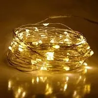 Trending Trunks 5 Meter 50Leds Battery Powered, Silver String Waterproof Fairy Lights for Home Decoration, Diwali, Christmas, DIY Light (50 LEDs Warm White Colour Pack of 2)-thumb4