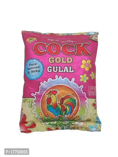 Trending Trunks Non-Toxic Skin Friendly Herbal Cock Gulal Combo of 5 (Mix Colours) (100gm in Each Pack)-thumb5