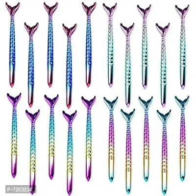 Trending Trunks 12 Pcs Mermaid Ball Pens set Navratri Gifts For Girls /Kanjak Gifts /Birthday Return Gifts In Bulk For Kids, Girls, Boys (Multicolour, Pack Of 12)-thumb0